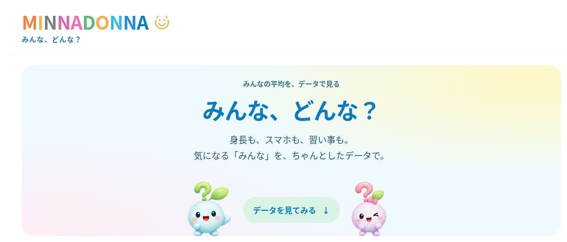 MINNADONNAの公開サイト画面(2026年10月撮影)